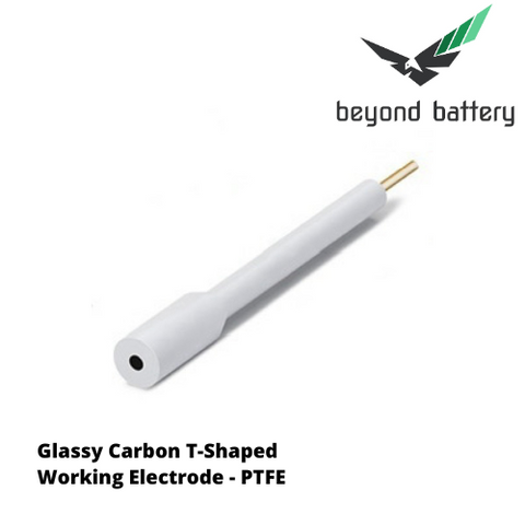 Glassy Carbon T-Shaped Working Electrode - PTFE