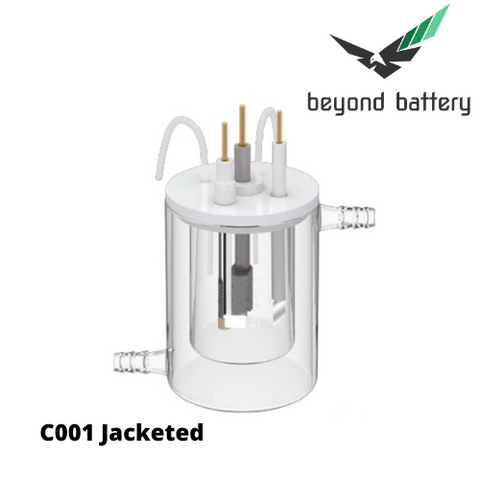 Single Chamber Glass Electrolytic Cell (non-sealed), C001 Jacketed