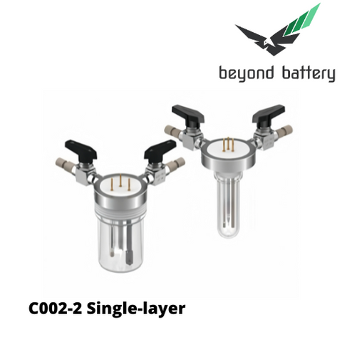 Straight Five-port Electrochemical Cell (Absolute Sealed), C002-2 Single-layer