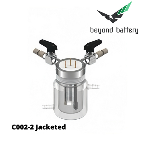 Straight Five-port Electrochemical Cell (Absolute Sealed), C002-2 Jacketed