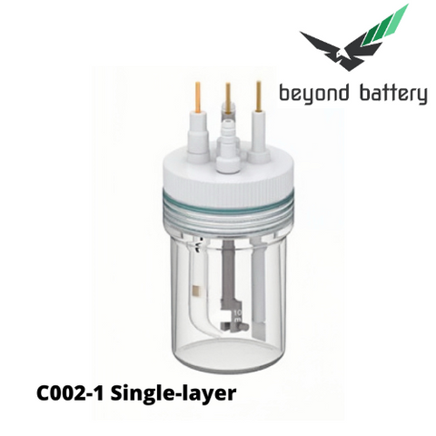 Straight Five-port Electrochemical Cell, C002-1 Single-layer