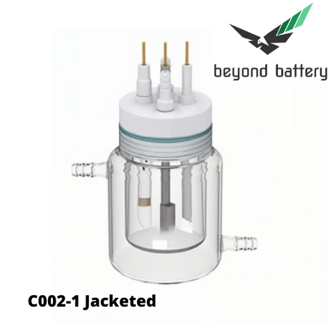 Straight Five-port Electrochemical Cell, C002-1 Jacketed