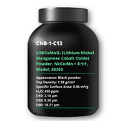 NCM811 LiNiCoMnO₂ (Lithium Nickel Manganese Cobalt Oxide) Powder, Ni:Co:Mn = 8:1:1, Model: S8303 (single crystal)