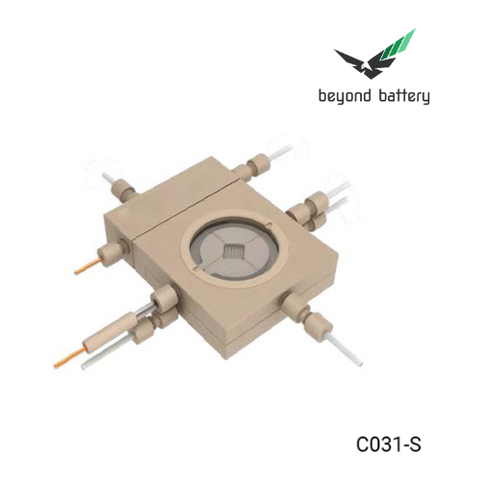 In-situ Raman Spectroelectrochemical Cell (Gas Diffusion - Serpentine Gas Path Type) Model: C031-S