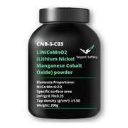 LiNiCoMnO2 (Lithium Nickel Manganese Cobalt Oxide) powder, Ni:Co:Mn=6:2:2