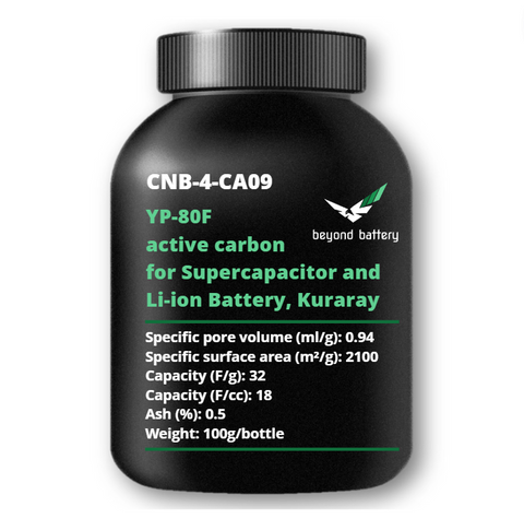 YP-80F active carbon for Supercapacitor and Li-ion Battery, Kuraray