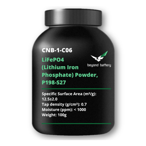 LiFePO4 (Lithium iron phosphate) powder, P198-S27