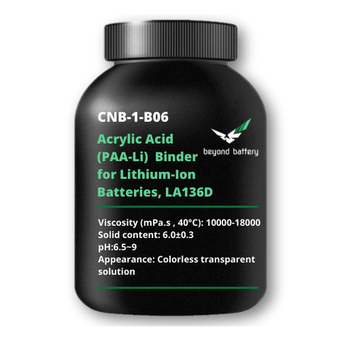 Acrylic Acid (PAA-Li)  Binder for Lithium-Ion Batteries, LA136D