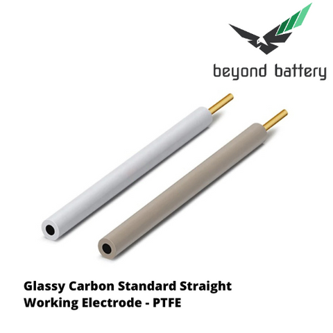 Glassy Carbon Standard Straight Working Electrode - PTFE