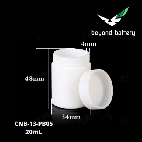 PTFE Reagent Bottle with Screw Cap 2.5mL-20mL