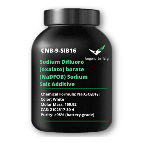 Sodium Difluoro(oxalato)borate (NaDFOB) Sodium Salt Additive for Sodium-ion Electrolytes